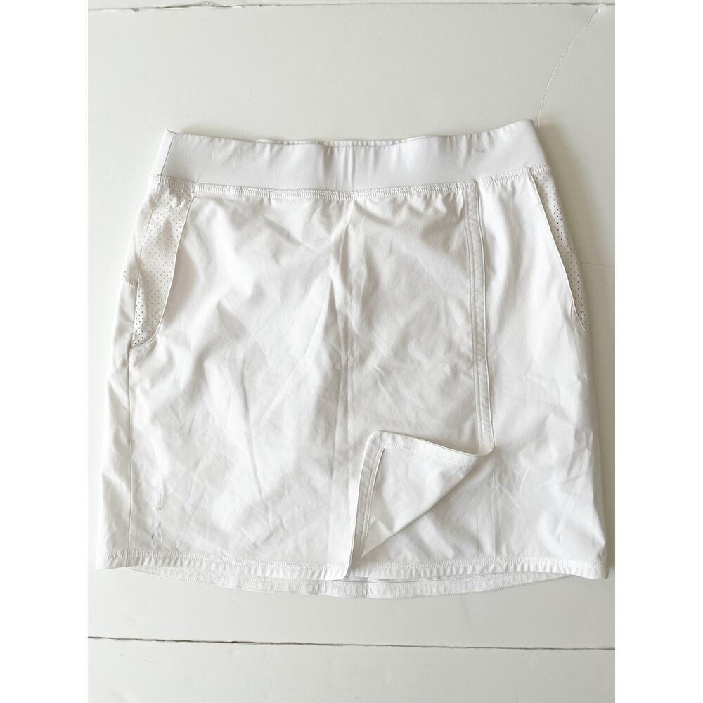 RLX Ralph Lauren Skort Womens XS White Lined Golf Tennis Mesh Pockets Stretch